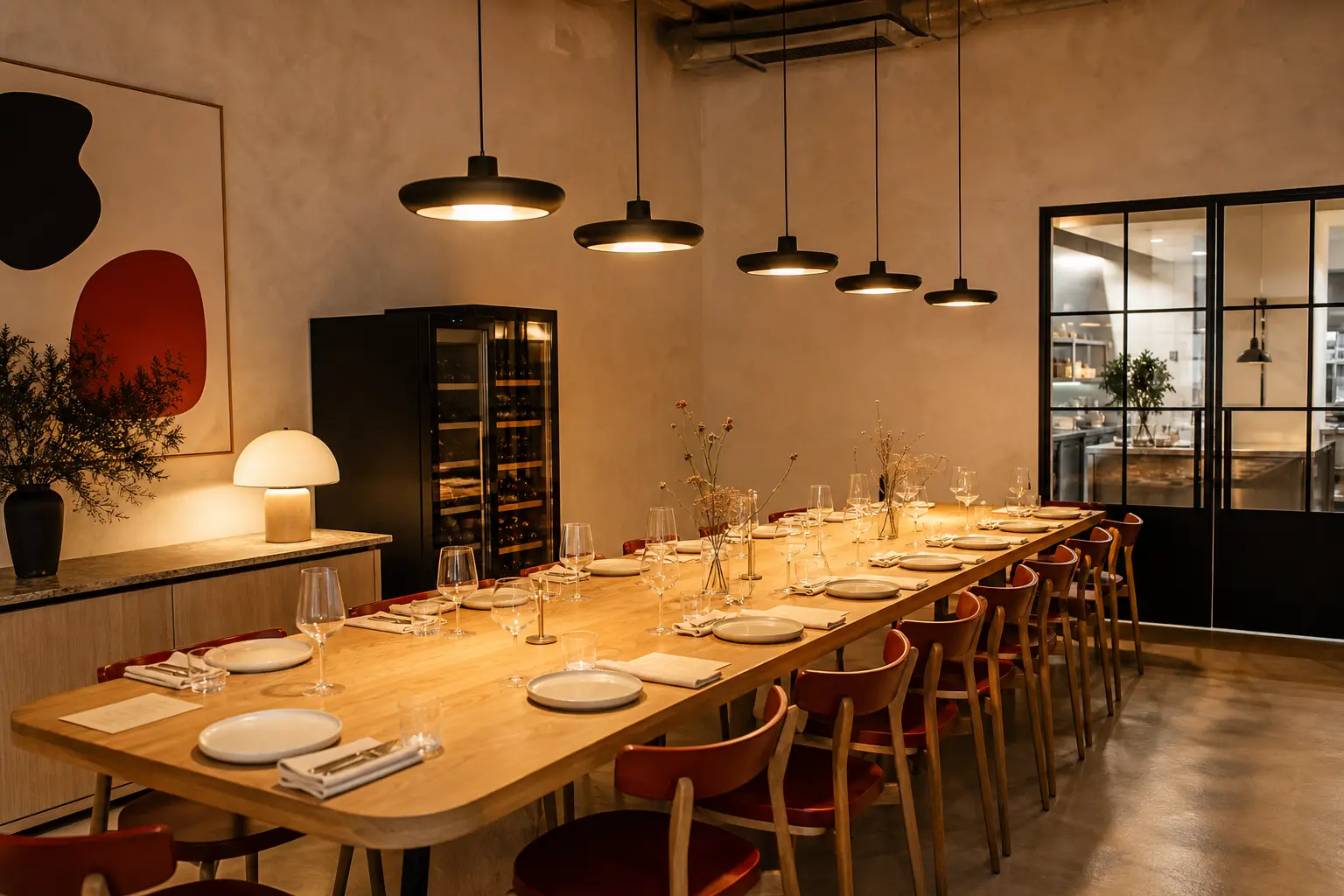 Prywatny pokój restauracji Zagro Velis na kameralne kolacje